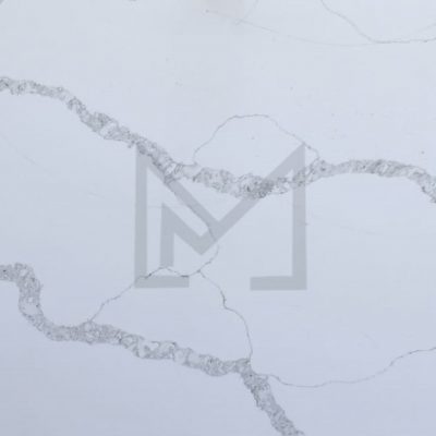 Calacatta Denali white quartz