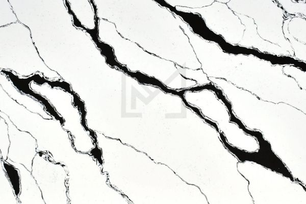 Bianco tiffone quartz slab